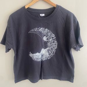 Garage crop top moon tank